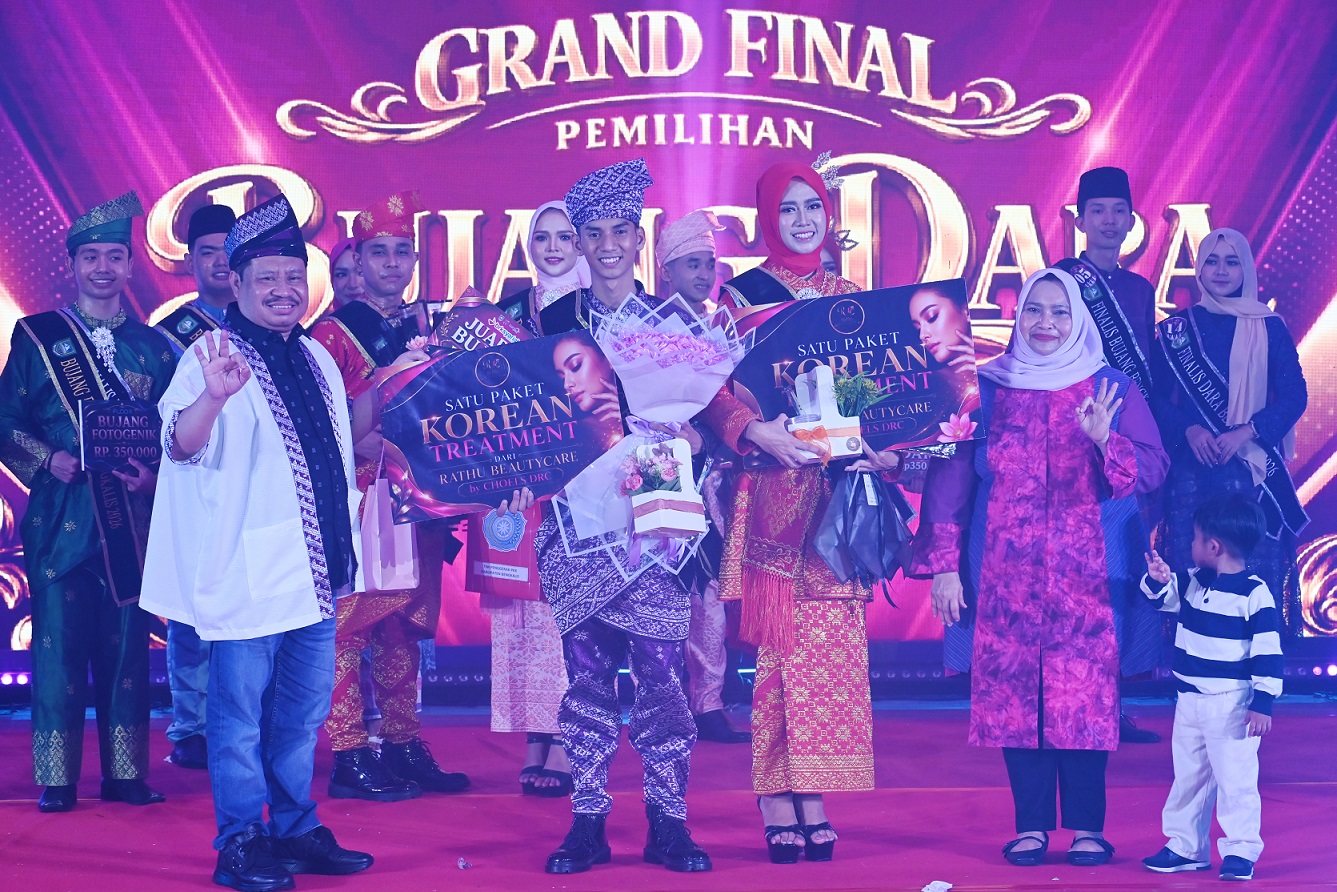Rafi dan Reni Resmi Dinobatkan Sebagai Bujang Dara Kabupaten Bengkalis 2026, Siap Menjadi Wajah Pariwisata dan Budaya Negeri Junjungan